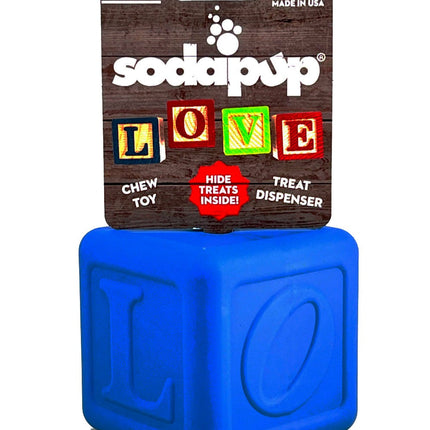 Love Cube eDispenser Durable Rubber Chew Toy & Treat Dispenser