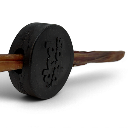 Hockey Puck Durable PUP-X Rubber Treat Holder and Chew Toy