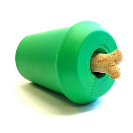 Coffee Cup eDispener Durable Rubber Chew Toy and Treat Dispenser