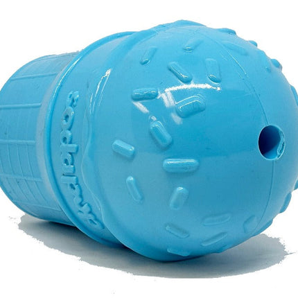 Ice Cream Cone Durable PUP-X Rubber eDispenser Chew Toy and Treat Dispenser