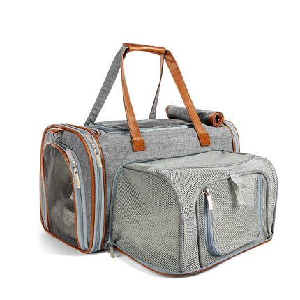 Mr. Peanut's Gold Series Standard Size Airline Compliant Expandable Pet Carrier