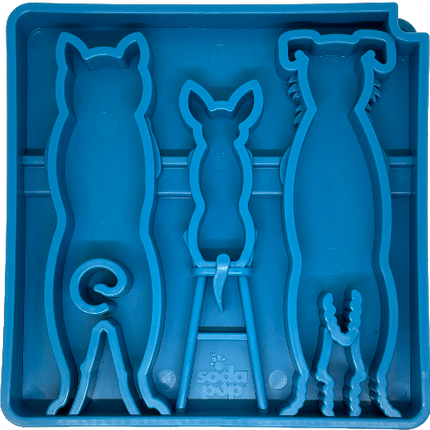Waiting Dogs Design eTray Enrichment Tray for Dogs