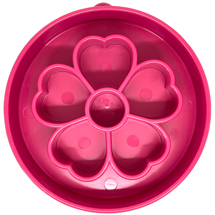 Flower Design eBowl Enrichment Slow Feeder Bowl for Dogs