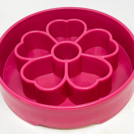 Flower Design eBowl Enrichment Slow Feeder Bowl for Dogs