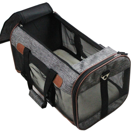 Mr. Peanut's Rhodium Series Mini Size Soft Sided Pet Carrier - Note Sizing in Description