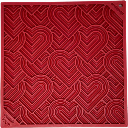 Heart Design "Love" eMat Lick Mat
