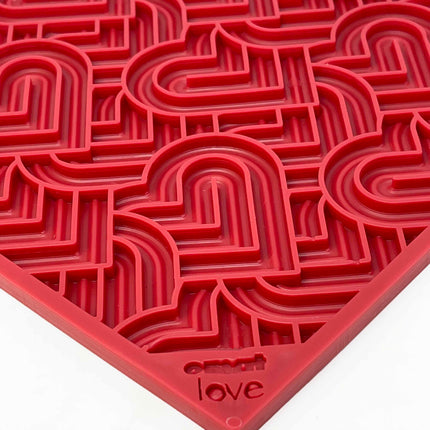 Heart Design "Love" eMat Lick Mat