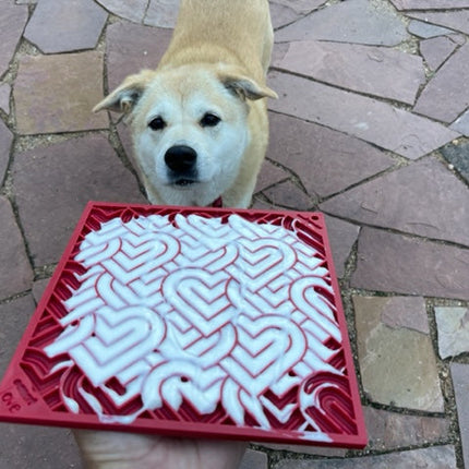 Heart Design "Love" eMat Lick Mat