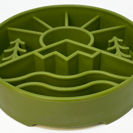 Great Outdoors Design eBowl Enrichment Slow Feeder Bowl for Dogs