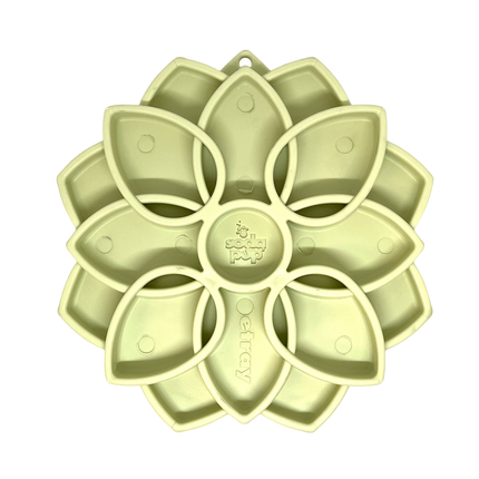 Mandala Softie eTray Enrichment Shallow Slow Feeder Dog Bowl with Suction Cups
