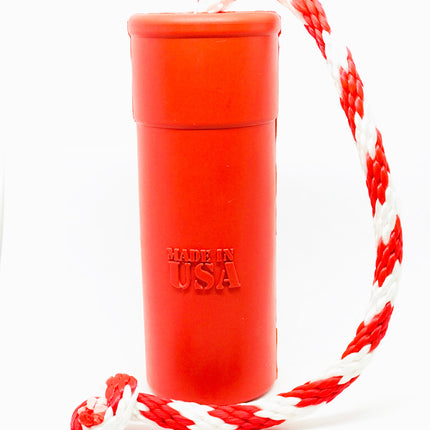 USA-K9 Firecracker Durable Rubber Floating Training Dummy - Large - Red