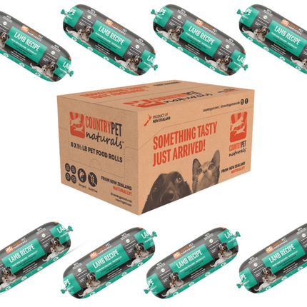 Lamb Dog Food 1.5lb Frozen Rolls - Case of 8