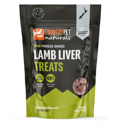 Lamb Liver Raw Freeze Dried - 4oz Bag TP
