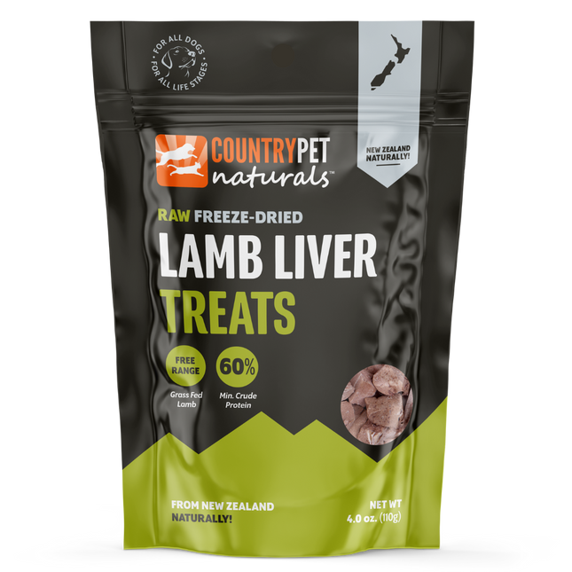 Lamb Liver Raw Freeze Dried - 4oz Bag TP