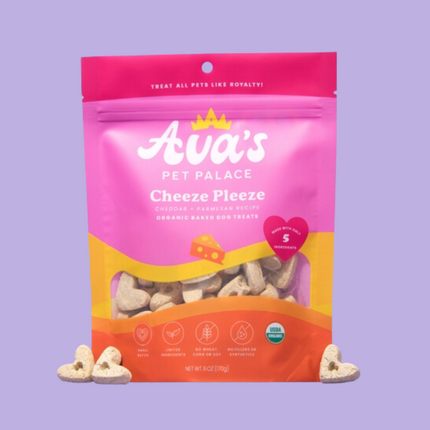 Organic Baked Dog Treats - Cheeze Pleeze