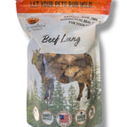 Beef Lung Bites 3 Oz Bag