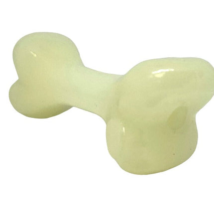 PUP-X Synthetic Rubber Chewing & Floating Bone Toy - Glow in the Dark