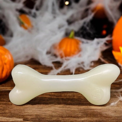 PUP-X Synthetic Rubber Chewing & Floating Bone Toy - Glow in the Dark