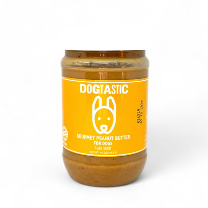 Dogtastic Gourmet Peanut Butter for Dogs - Flax Seed