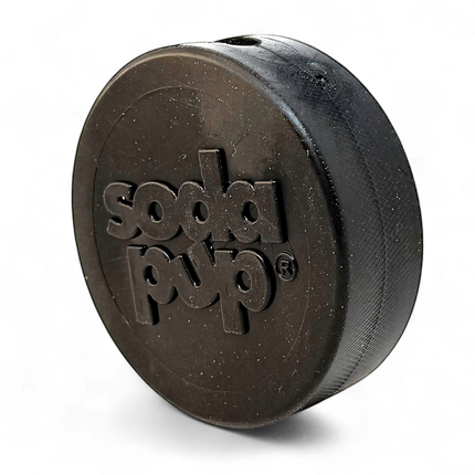 Hockey Puck Durable PUP-X Rubber Treat Holder and Chew Toy