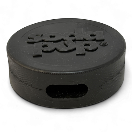 Hockey Puck Durable PUP-X Rubber Treat Holder and Chew Toy