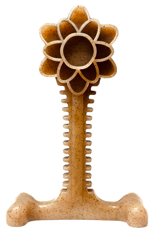 Honey Bone Dental Flower Tower eChew Ultra Durable Nylon Dog Chew Toy - XL