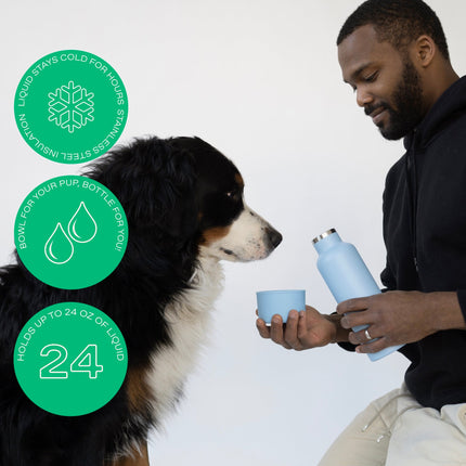 Dog & Me Insulated Water Bottle
