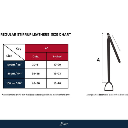 ExionPro Nylon Lined Stirrup Leathers