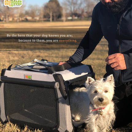 The Foldable Travel Dog Crate By DogGoods ™
