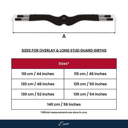 ExionPro 'Snap' Over Lay Girth - Matching Elastic