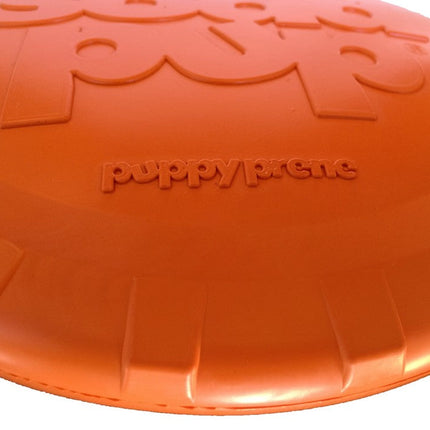 Bottle Top Flyer Durable Rubber Retrieving Frisbee - Orange
