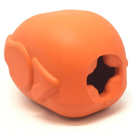 Roasted Turkey eDispenser Durable Rubber Chew Toy & Treat Dispenser - Large