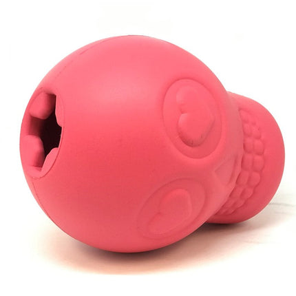 Sugar Skull eDispenser Durable Rubber Chew Toy & Treat Dispenser