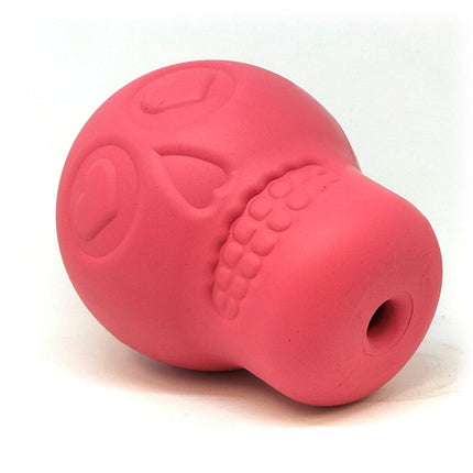 Sugar Skull eDispenser Durable Rubber Chew Toy & Treat Dispenser