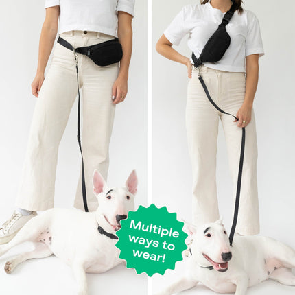 Hands-Free Sling Bag + Dog Leash