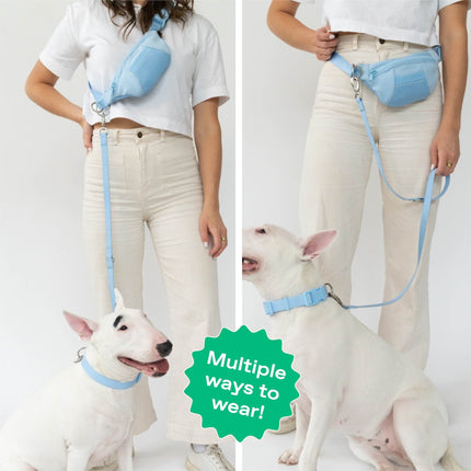 Hands-Free Sling Bag + Dog Leash