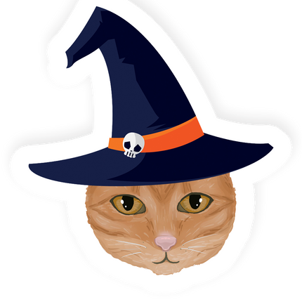 Spooky Kitty Sticker