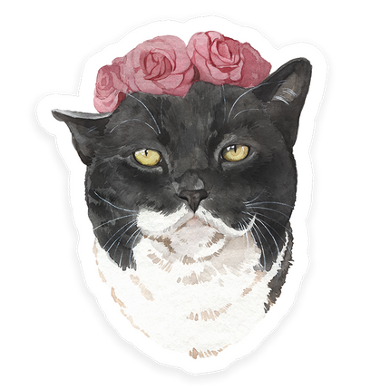 Spring Kitty Sticker