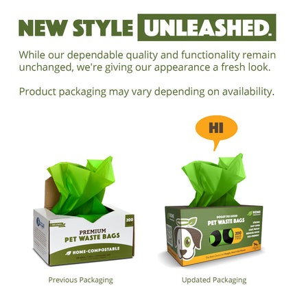 Compostable Pet Waste Bags - 200 Bags