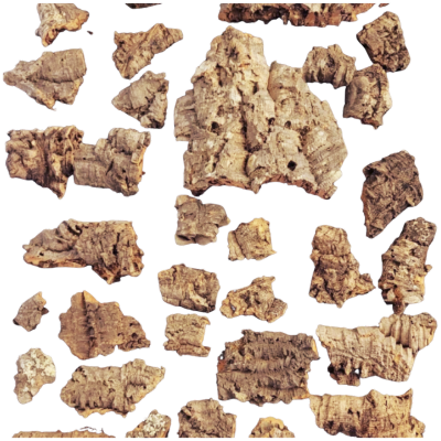 Micro Cork Bark Bits