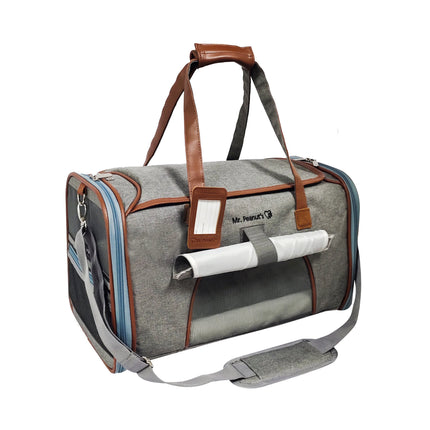Mr. Peanut's Gold Series Big Apple XL Size Airline Compliant Expandable Pet Carrier