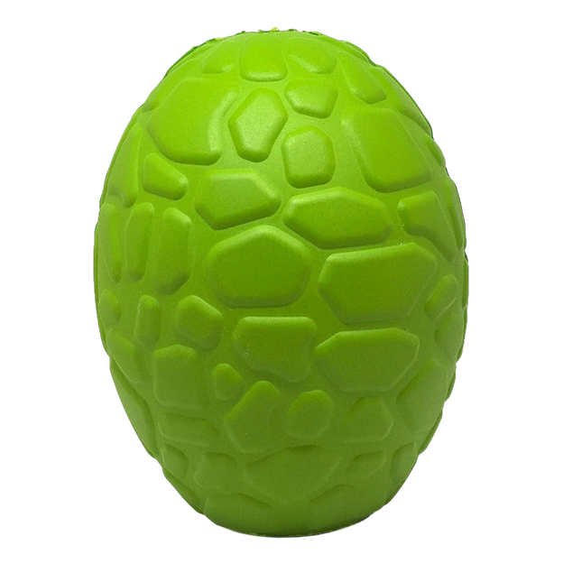 Dinosaur Egg eDispenser Durable Rubber Chew Toy & Treat Dispenser