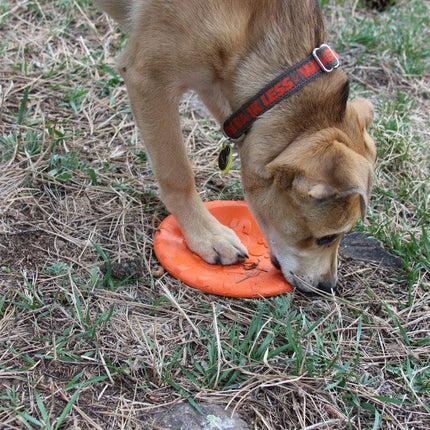 Bottle Top Flyer Durable Rubber Retrieving Frisbee - Orange