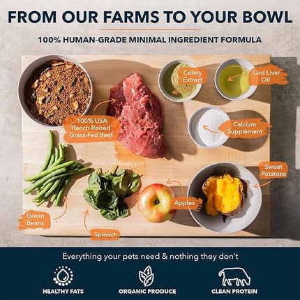 100% Grass-Fed Beef Dog Food