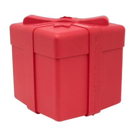 Gift Box eDispenser Durable Rubber Chew Toy & Treat Dispenser