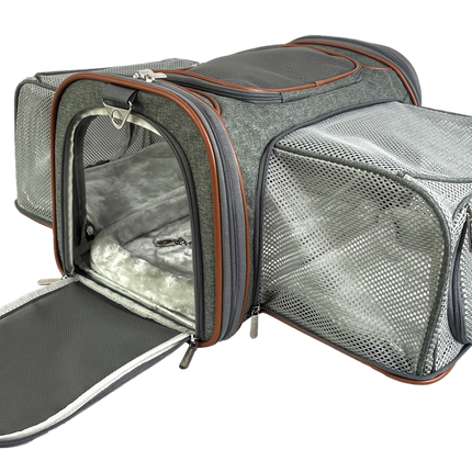 Mr. Peanut's Platinum Series Double Expandable Pet Carrier