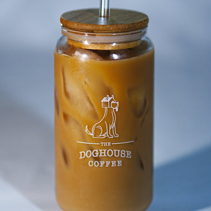 The Doghouse Coffee Glass