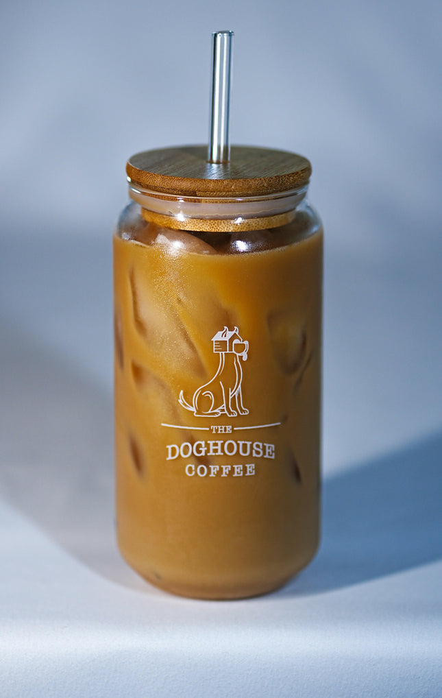 The Doghouse Coffee Glass