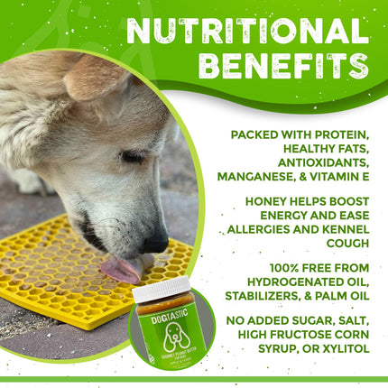 Dogtastic Gourmet Peanut Butter for Dogs - Flax Seed