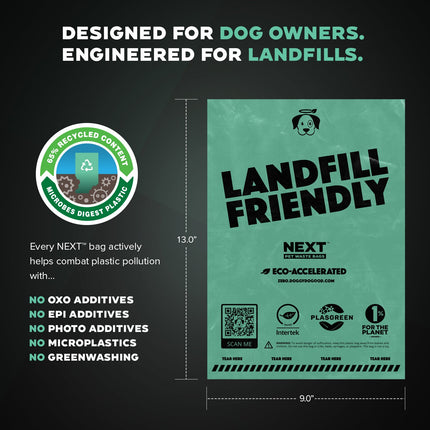 NEXT Landfill-Friendly Rolled Bags - 240 Standard Bags